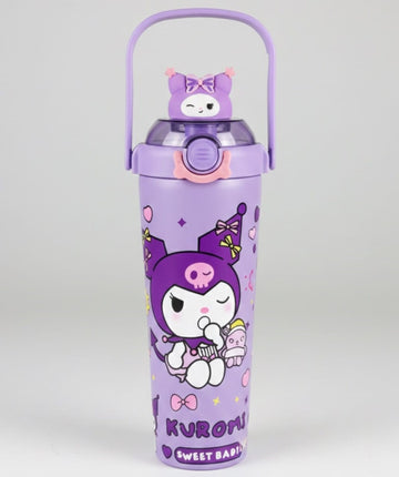 Cute Cartoon Insulated Stainless Steel Water Bottle with Handle – 500 ml KV23361-R24