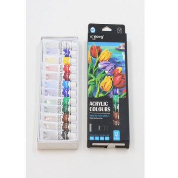 Acrylic Colours YL212227 Set of 12
