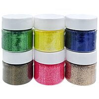 Glitter Powder Set of 6Pcs 60Gm JGP6PS-A (JG)