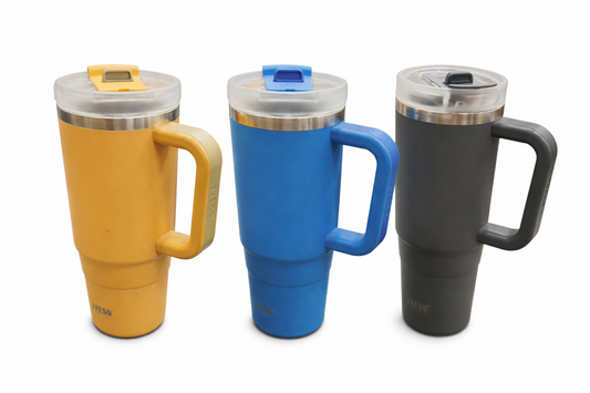 Premium Insulated Travel Mug with Handle D140 TYESO