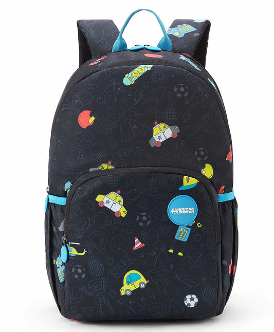 American Tourister Height 16 Inches Uni-Kid 26 Litres Backpack With 2 Back Compartments & 1 Front Pocket