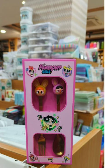 Powerpuff Girls Cutlery Set – Cute & Colorful Mealtime Fun