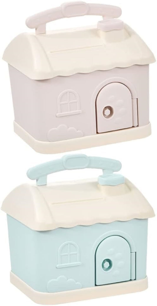 Money Saving Bank with Coin Slot//Creative Cartoon Design Money Bank//Plastic Piggy Bank for Boys & Girls