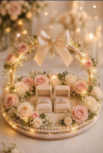 Elegant Ring Platter Tray