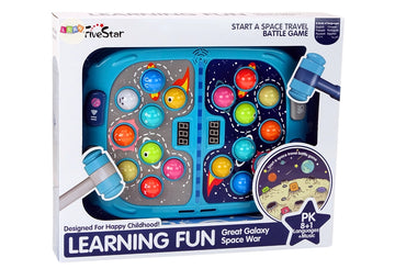 Wack A Mole Space arcade game 9 speed levels Lights Sounds
