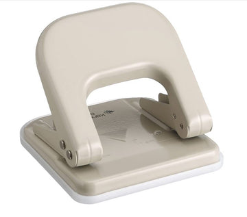 Kangaro Desk Essentials DP-500 2 Hole Metal Classic Medium Paper Punch | Removable Chip Tray with Durable Steel Consecution