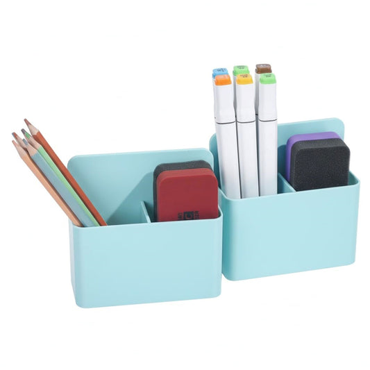 OBASIX Magnetic Marker Holder for Whiteboard, Magnetic Pencil Cup Storage Organizer for School, Office, Fridge.