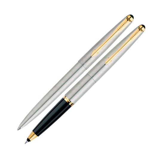 Parker Galaxy Gold Trim Ball Pen with Free Card Holder