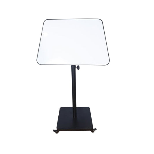 OBASIX® Magnetic Whiteboard with Movable and Height Adjustable Stand and 2 inches Lockable Wheels |Powder Coated Black