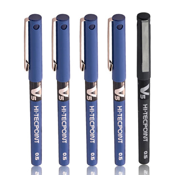 Luxor Pilot Hi Tech Point V5 Blue Pk-5