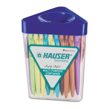Hauser Billi 0.5mm Smooth Ball Pens | Comfortable Grip | Counter Jar PK50