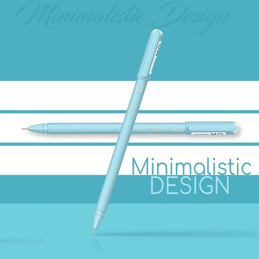 Hauser XO 0.6 mm Ball Pen – Sleek Matt Finish | Solid Body | Pack of 25