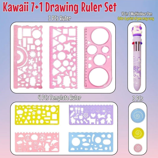Doodle Buddy Creative Drawing Set (7+1 Set)