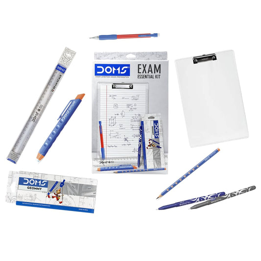 DOMS Exam Essential Kit – Complete Exam Stationery Set