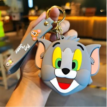Tom and Jerry Cartoon Coin Pouch – Keychain Gift Purse