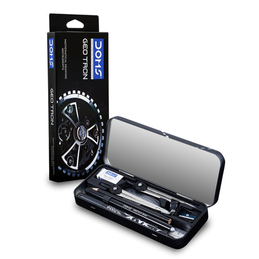 DOMS Geotron Geometry Box with Mathematical Drawing Instruments for School Students