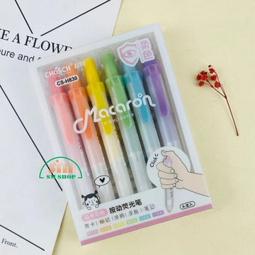 Macaron Highlighter Pen CS-H830 Set of 6 (RN)