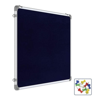 OBASIX® Pin-up (Notice Board) Classic Series Colour Blue | Light Weight Aluminium Frame