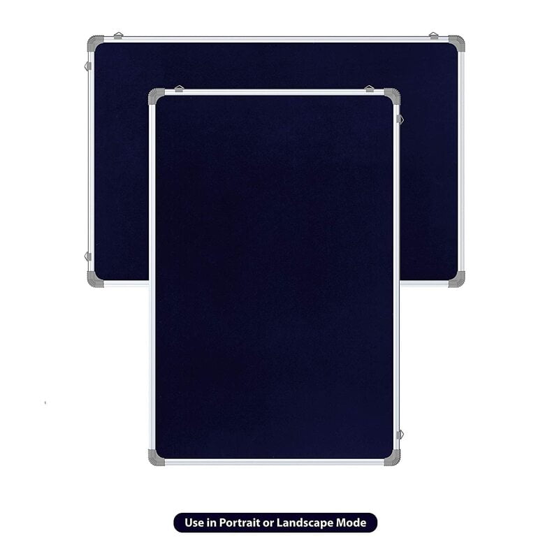 Obasix® Pin Up Notice Board Classic Series Colour Blue Light Weigh 