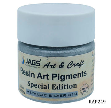 Resin Art Pigments 20ML Metallic Silver310 RAP249JG)