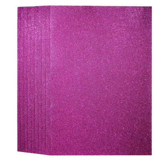 A4 Glitter Foam Sheet Without Stk R Pink 00196RPK(JG)