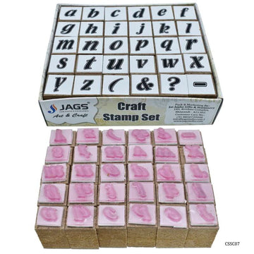 Craft Stamp Set A to Z 30 Pcs Set CSSC07(JG)