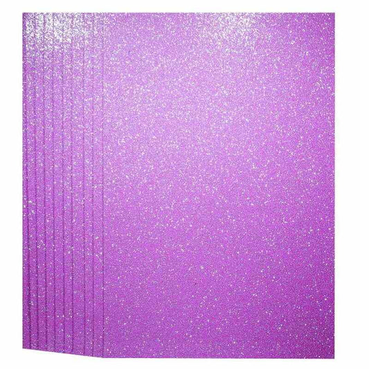 A4 Glitter Foam Sheet Without St L Purple 00196LPE(JG)