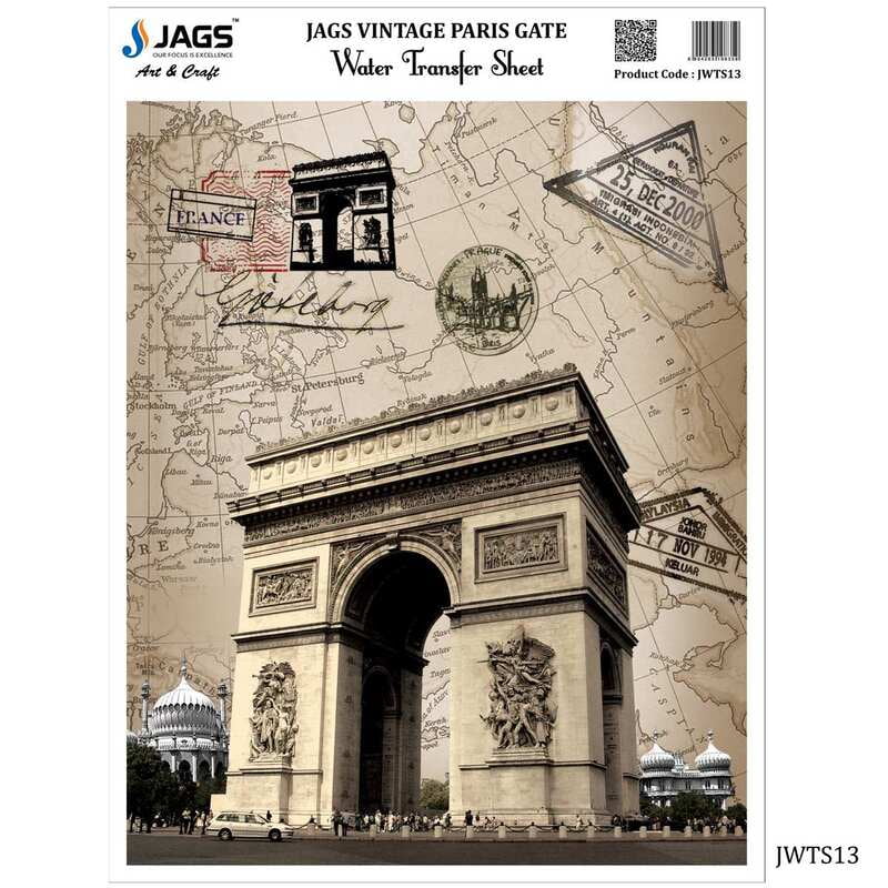 Water Transfer Sheet Vintage Paris JWTS13(JG)