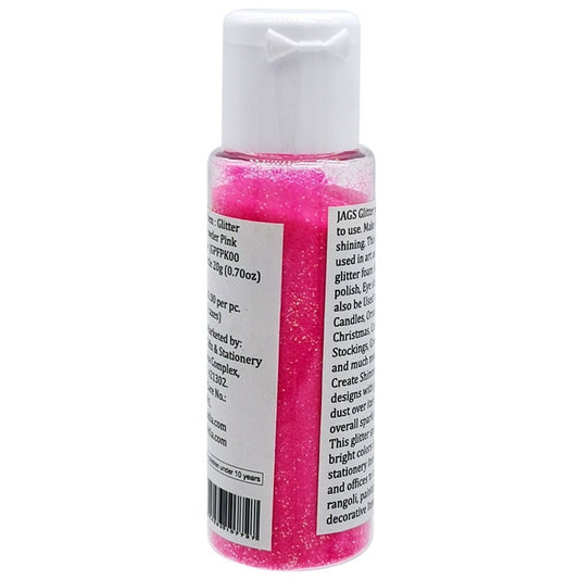 Glitter Powder Flouresnt Pink 20gm JGPFPK00(JG)