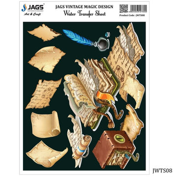 Water Transfer Sheet Vintage Magic Des JWTS08(JG)