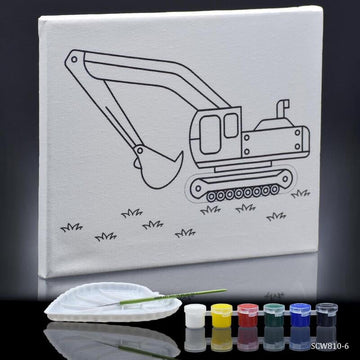 Stretched Canvas With Print JCB 8X10 SCW810-6(JG)