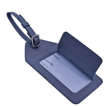 Luggage Tag Leatherette Grey LT03GY(JG)