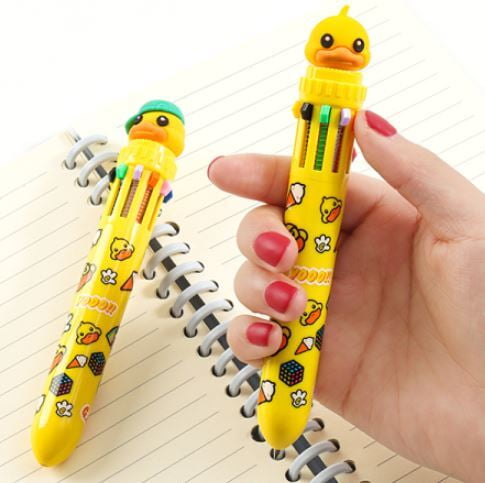 G Duck Ballpoint 10 Color Pen Kids 7310 (NV)