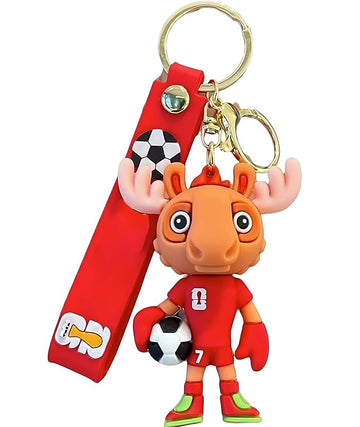 Football Theme Cartoon Keychain