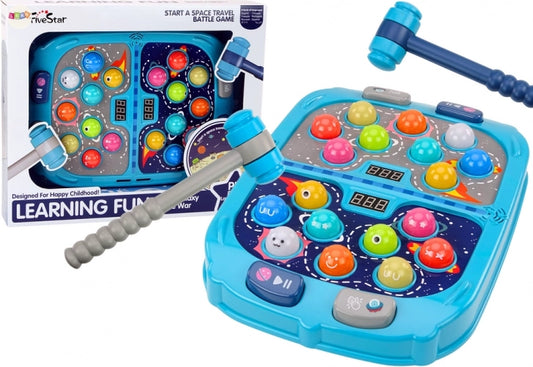 Wack A Mole Space arcade game 9 speed levels Lights Sounds