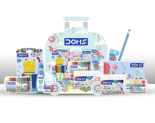 Doms Art On Wheels Assorted Stationery Items