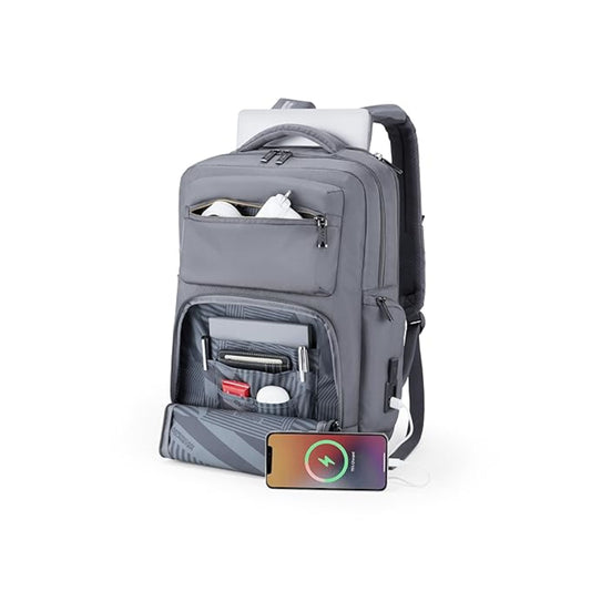 Visit the American Tourister Store American Tourister Zork Pro | 19 Ltrs | 2 Compartments | Ergonomic Padded Back Panel & Shoulder Straps | Executive Backpack | 1 Year International Warranty | Charcoal