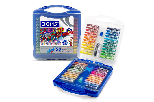 DOMS 50 Shades Oil Pastels | Smooth & Rich Colour Set