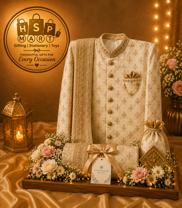 Premium Groom Sherwani Packaging Set