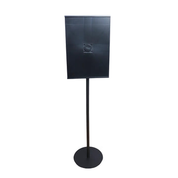 OBASIX® Metal Display Stand with A3 Acrylic Sheet With Angle Adjustment |Powder Coated Black (Black A3)