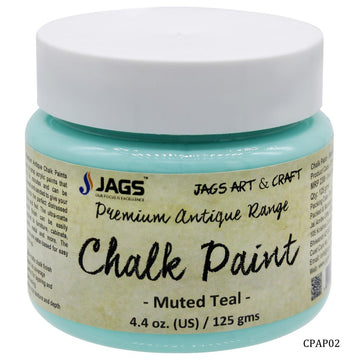 Chalk Paint Antique Premium MutedTeal 125ML CPAP02(JG)