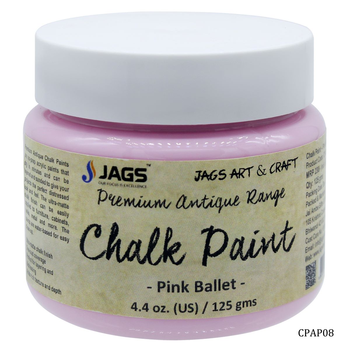 Chalk Paint Antique Premium PinkBallet 125MLCPAP08(JG)