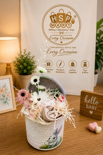 Premium Baby Gift Basket | Luxury Newborn Essentials Hamper
