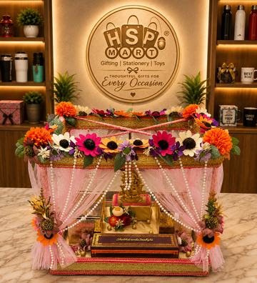 Premium Luxury Wedding Gift Hamper | Customized Decorative Gift Tray for Wedding & Special Occasions