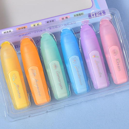 Highlighter Pen Flower Set of 6 (RN)