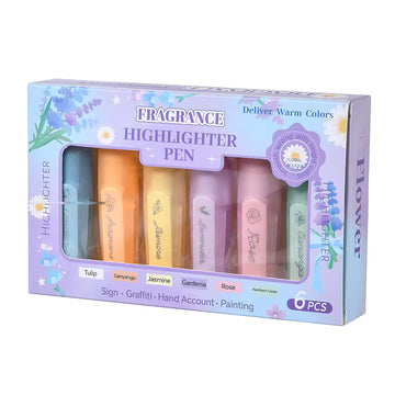 Highlighter Pen Flower Set of 6 (RN)