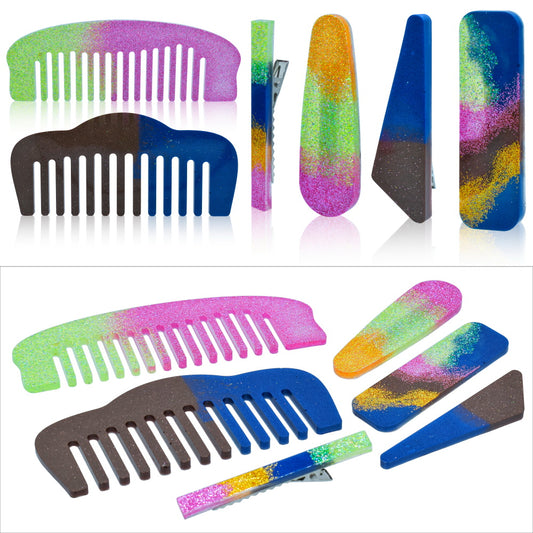 Resin Art Kit For Hair Clip & Comb Making JRAK100