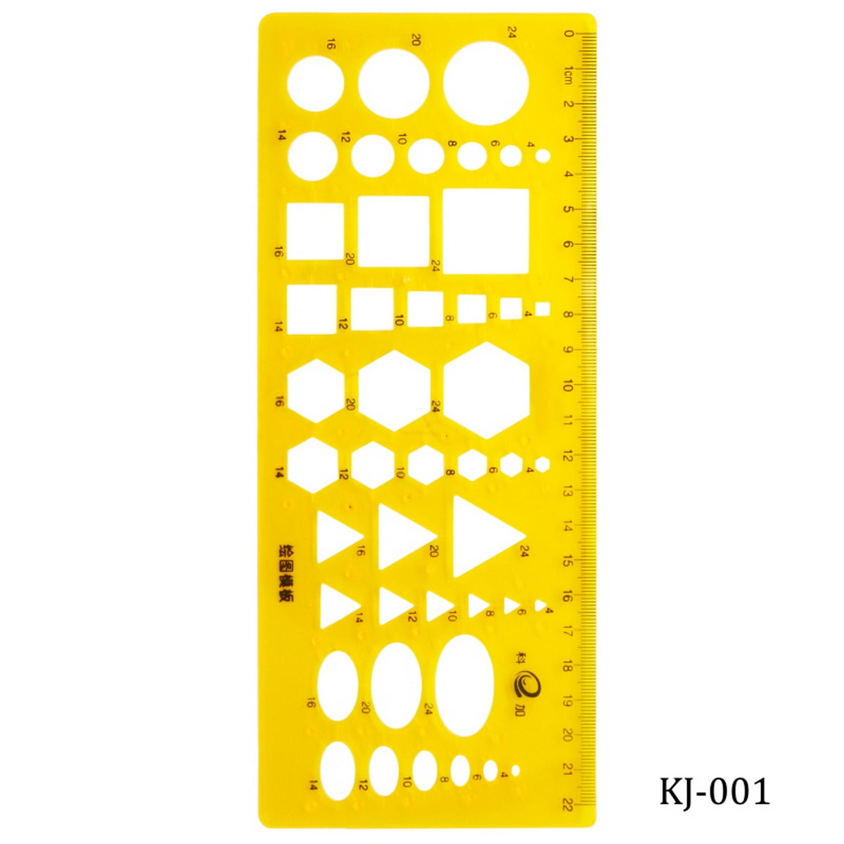 Stencil Plot Model Drawing Template KJ-001(JG)