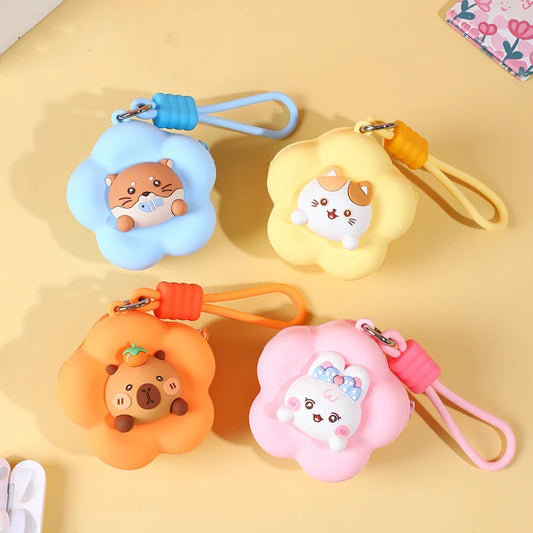 Flower Shaped Silicon Pouch CP-1201