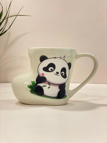 Cute Panda shoe shape Ceramic Mug – Kawaii Cartoon Coffee & Milk MUG KV1057-T57 (RS)